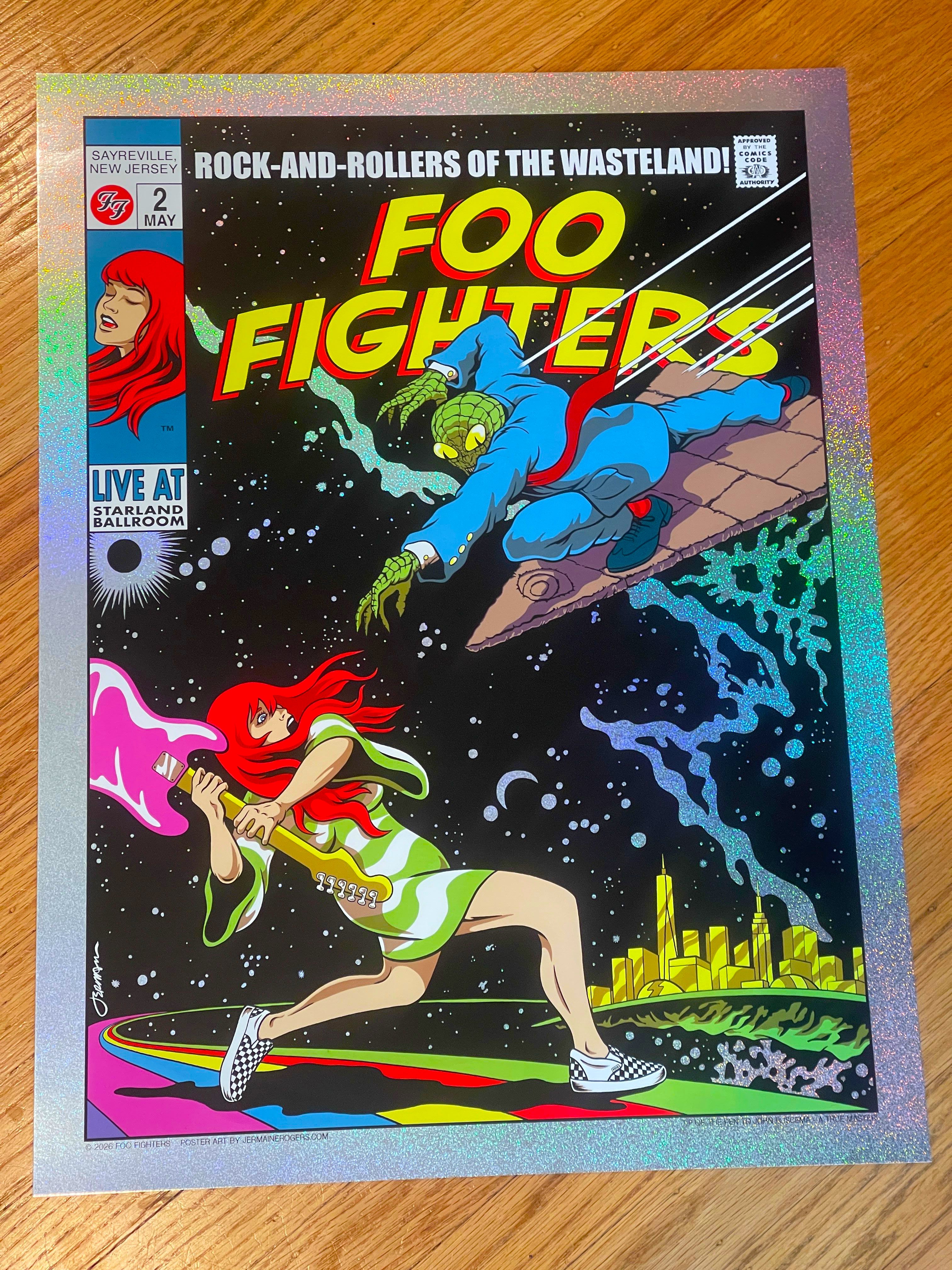 FOO FIGHTERS (Sayreville 2026) Sparkle Foil Variant - – Jermaine