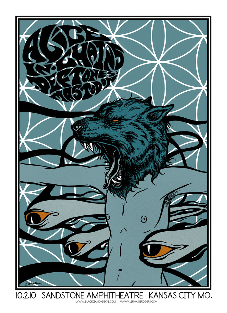 RARE Alice In Chains, DEFTONES, Mastodon 'BlackDiamondSkye' Tour Artist Proofs