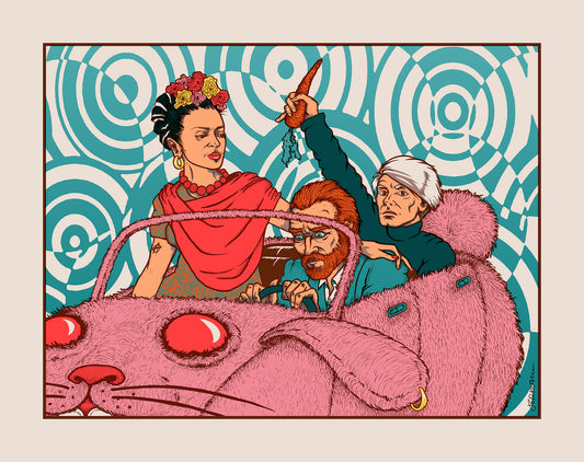 'ArtCar' or 'The Eternal Ride Of The Flawed & Bizarre' Art Print - VARIANTS!