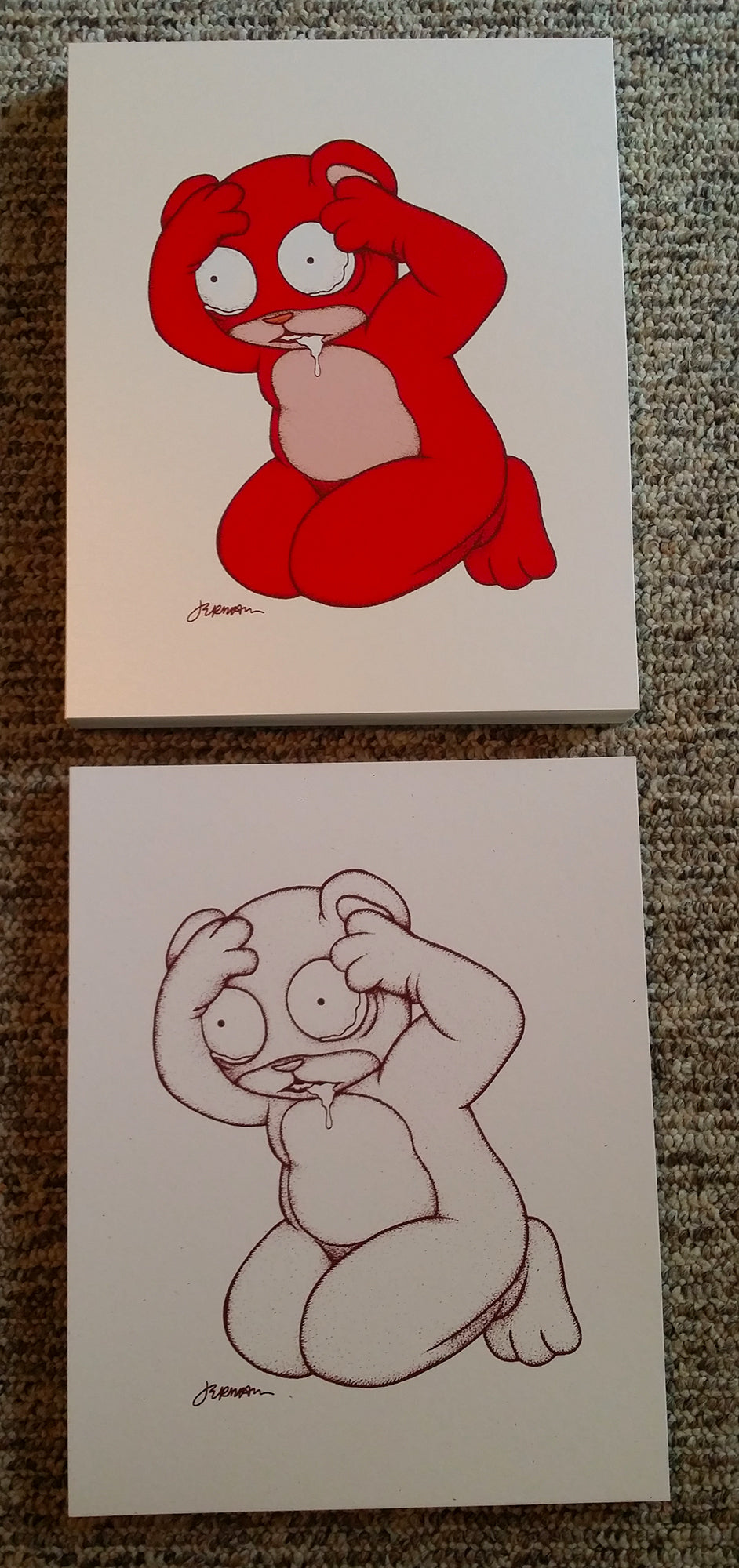 'I Think I'm Losing My Mind...' Mini Art Print (VARIANTS)