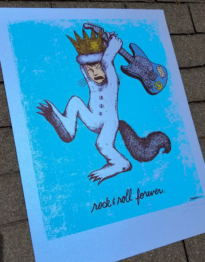 *WCEO VARIANT* 'Rock & Roll Forever' Art Print (Special Edition for WCEO Members)