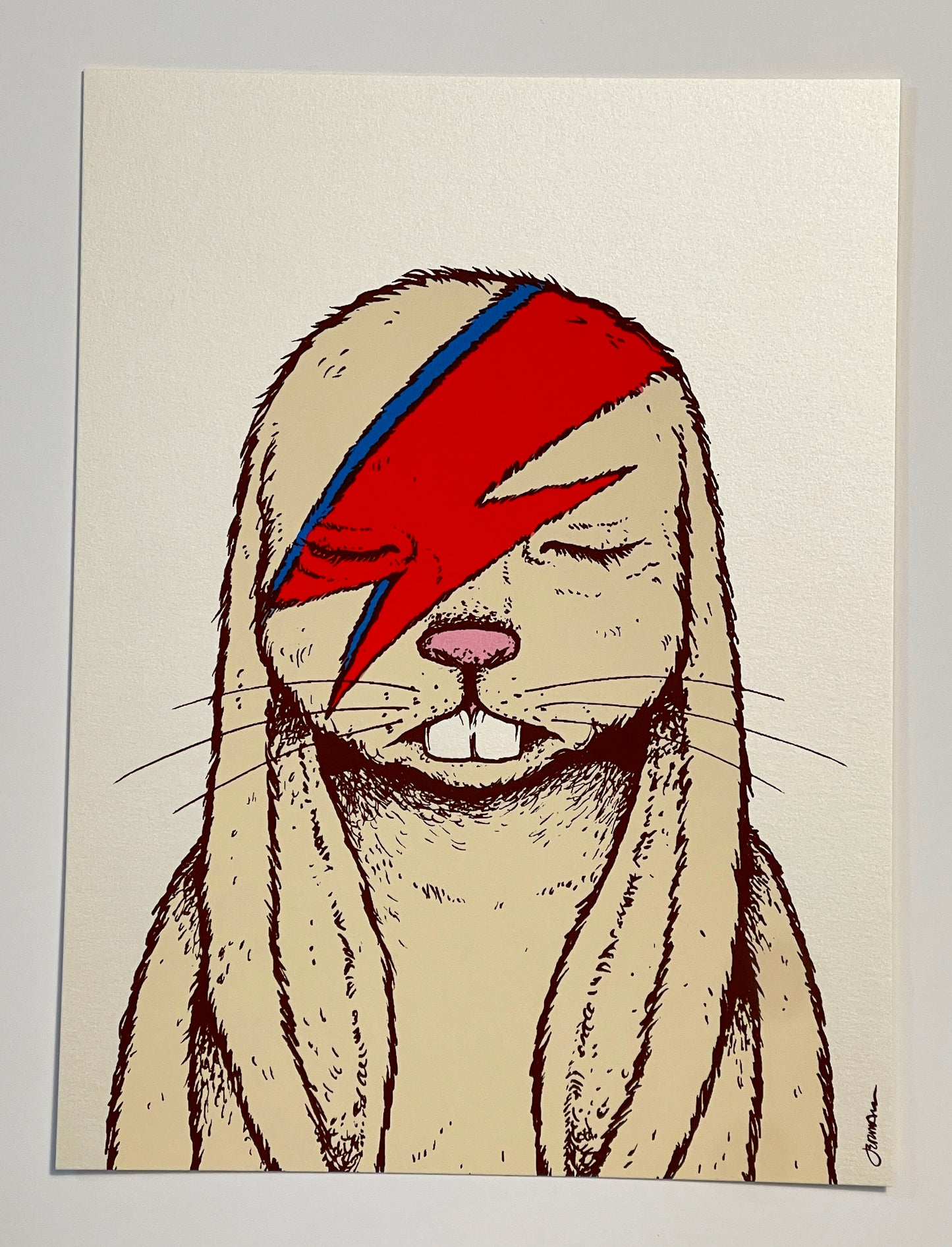 - 'Aleppin Sane' STARDREAM OPAL Variant Mini Print ARTIST PROOF -