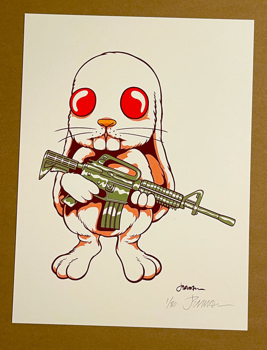 - 'ANIMAL' Mini Print (Artist Edition) Random Copies REMARQUED -