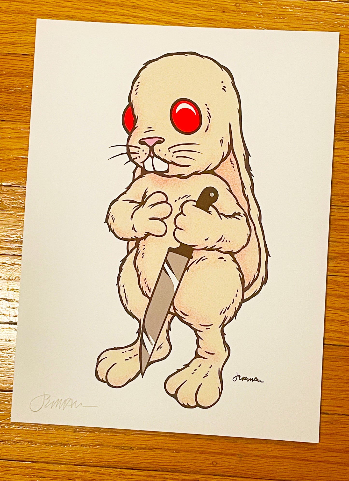 - 'CHOICES' Mini Art Print (Artist Edition) Random Copies REMARQUED -