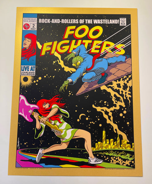 - FOO FIGHTERS (Sayreville 2026) Stardream GOLD Variant -