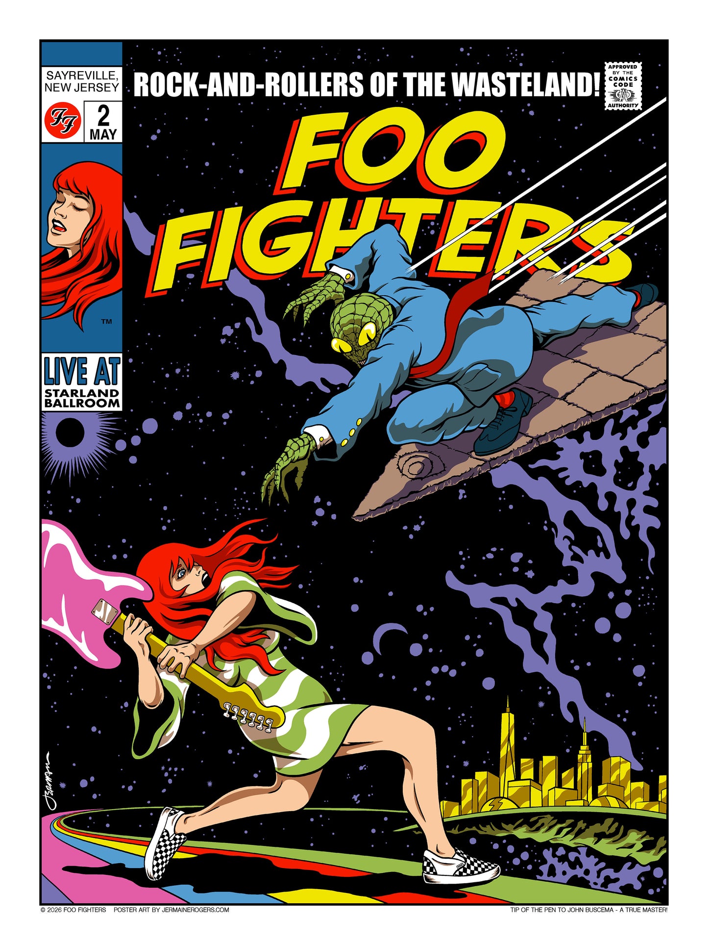 - FOO FIGHTERS (Sayreville 2026) Show Edition (ARTIST PROOF) Very Limited Quantity Available