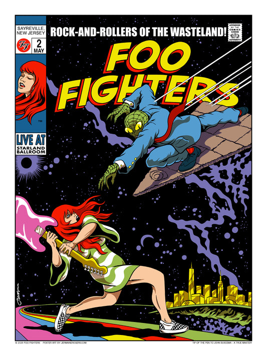- FOO FIGHTERS (Sayreville 2026) Show Edition (ARTIST PROOF) Very Limited Quantity Available
