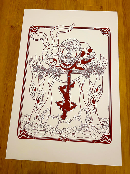 - 'The Hanged Man' / Sessanta Full-Sized Art Print (KEYLINE Edition) -