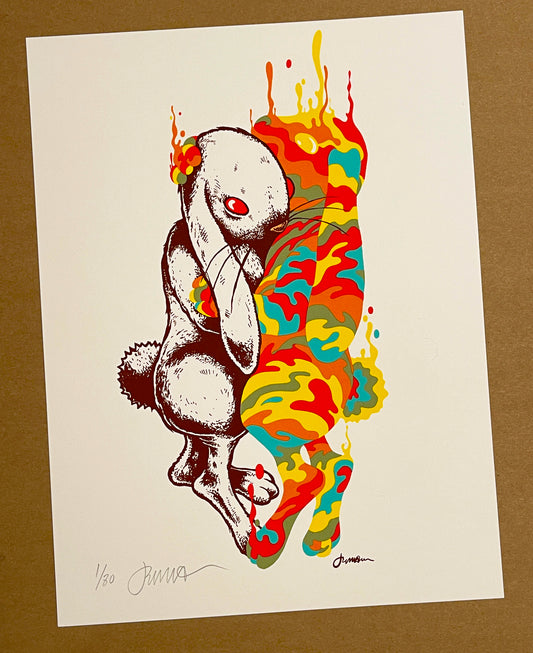 - 'We Carry Each Other...Until' Mini Art Print (Artist Edition) Random Copies REMARQUED -
