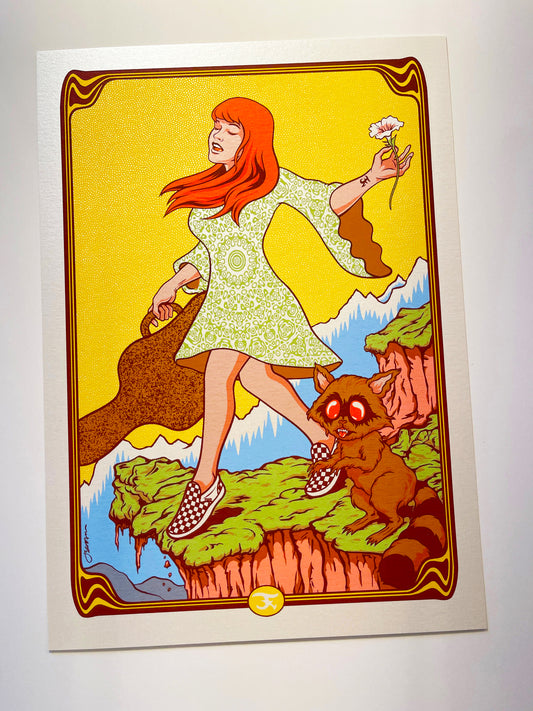 - 'The Fool' STARDREAM OPAL Variant Mini Print (FOO FIGHTERS) -