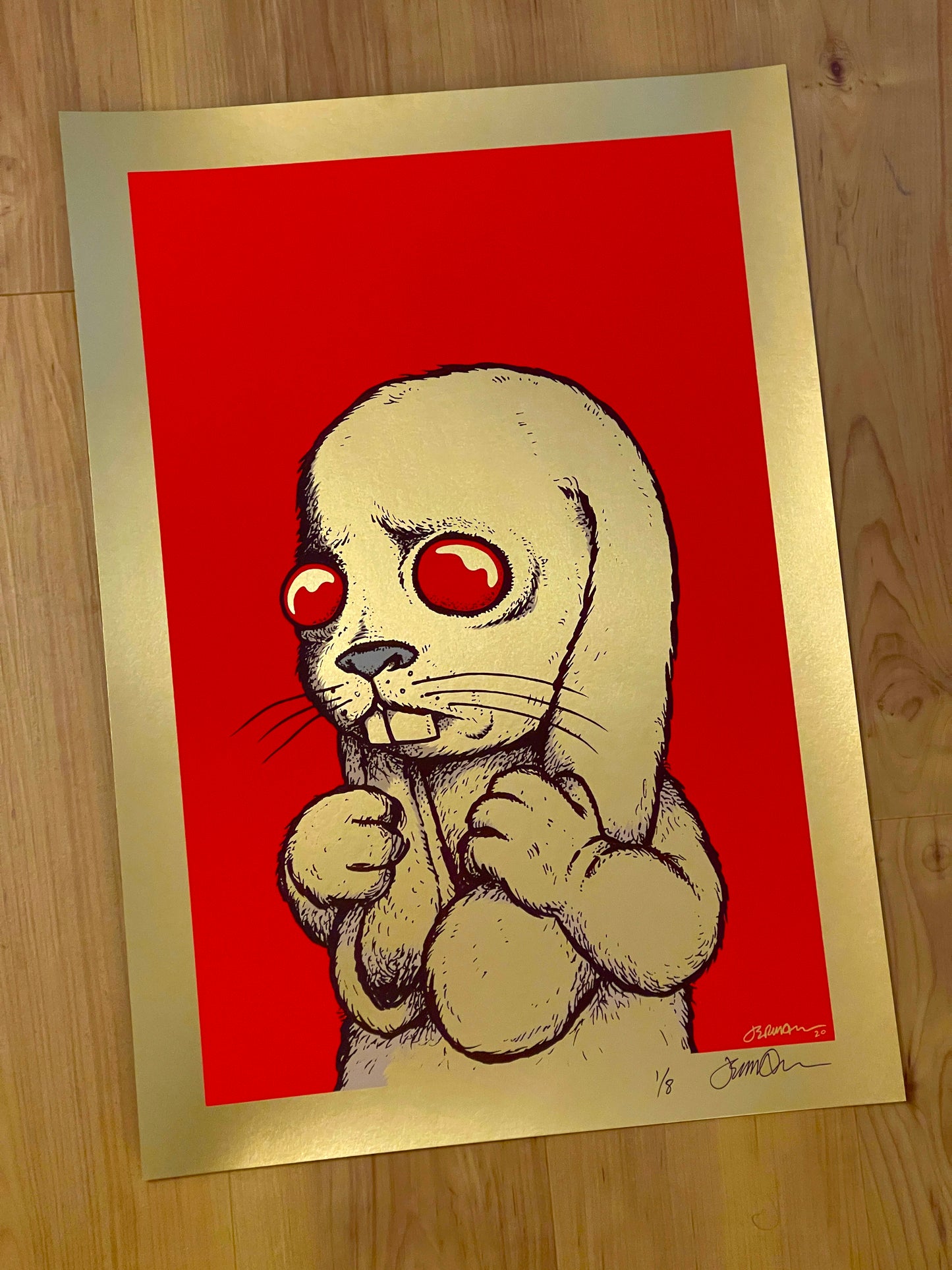 'I have to snap out of this...' Art Print (Rare GOLD FOIL & BLUE IRIDESCENT VARIANTS)