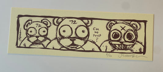 'Can We Trust?' Mini Print (KEYLINE Variant)