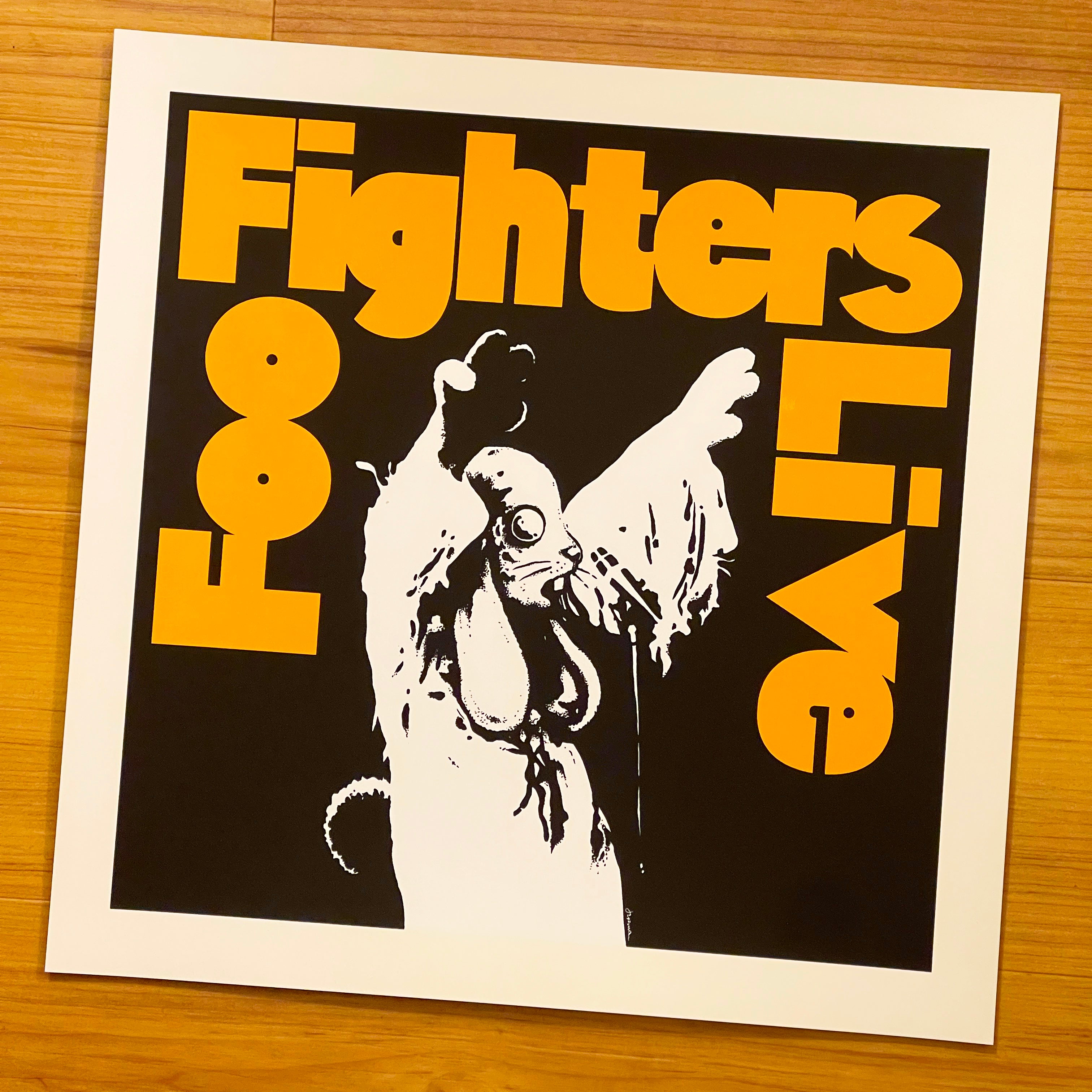 FOO FIGHTERS LIVE! (2015) Mini Print – Jermaine Rogers