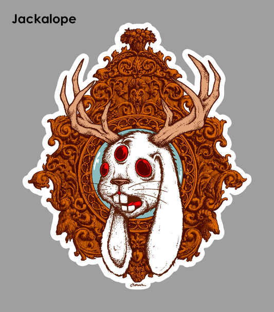 STICKER Jackalope
