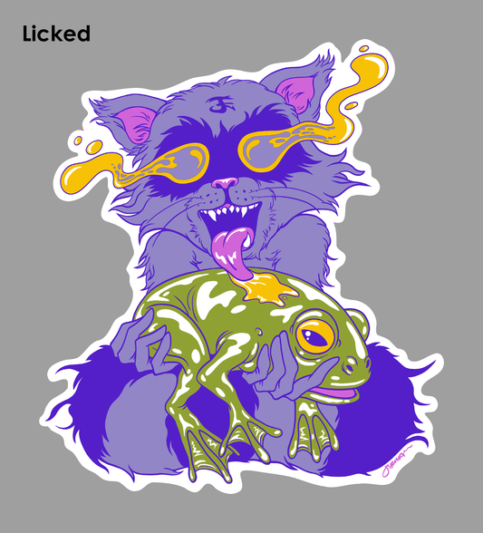 STICKER Licked
