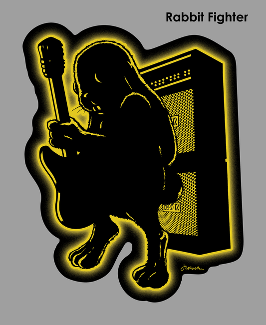 STICKER Rabbit Fighter