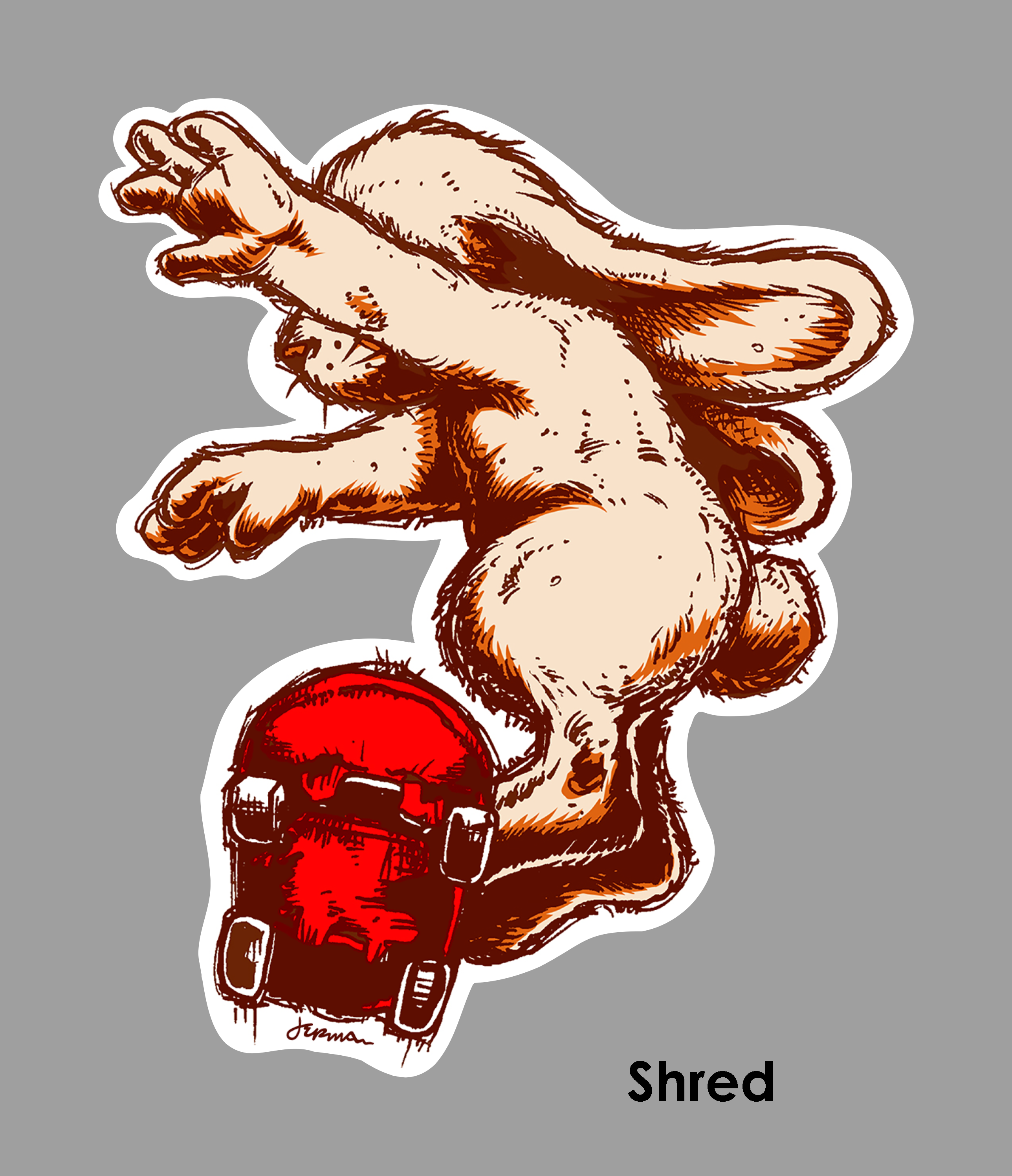 STICKER Shred – Jermaine Rogers