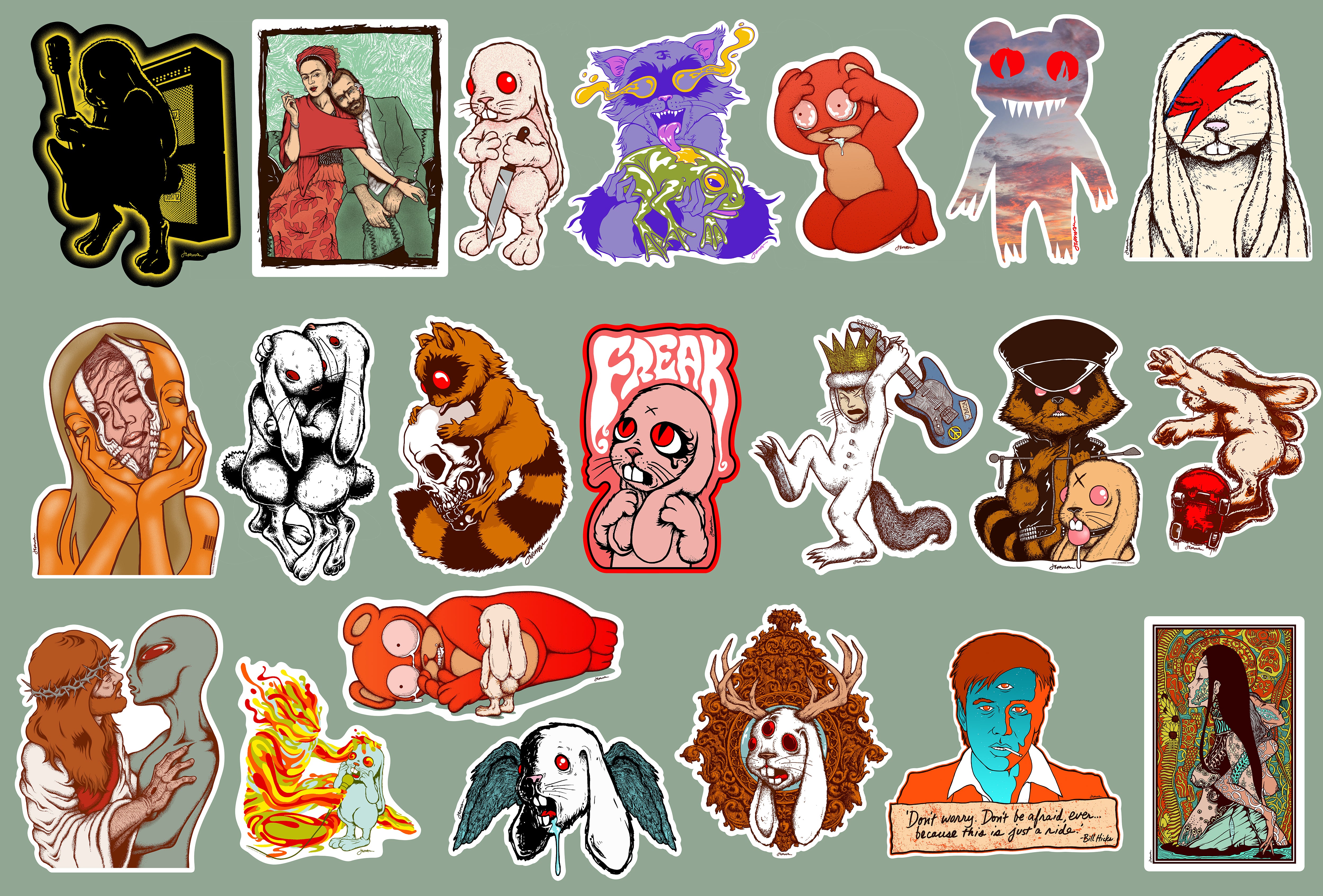 FULL STICKER SET – Jermaine Rogers
