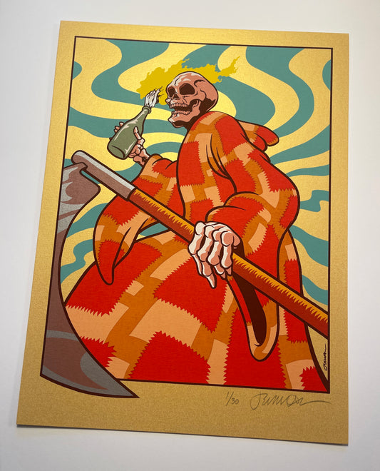 - 'Tired (of other solutions)' Art Print (Stardream GOLD Edition) PUSCIFER -