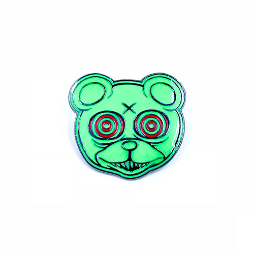 DERO Trance GLOW-IN-THE-DARK Enamel Pin