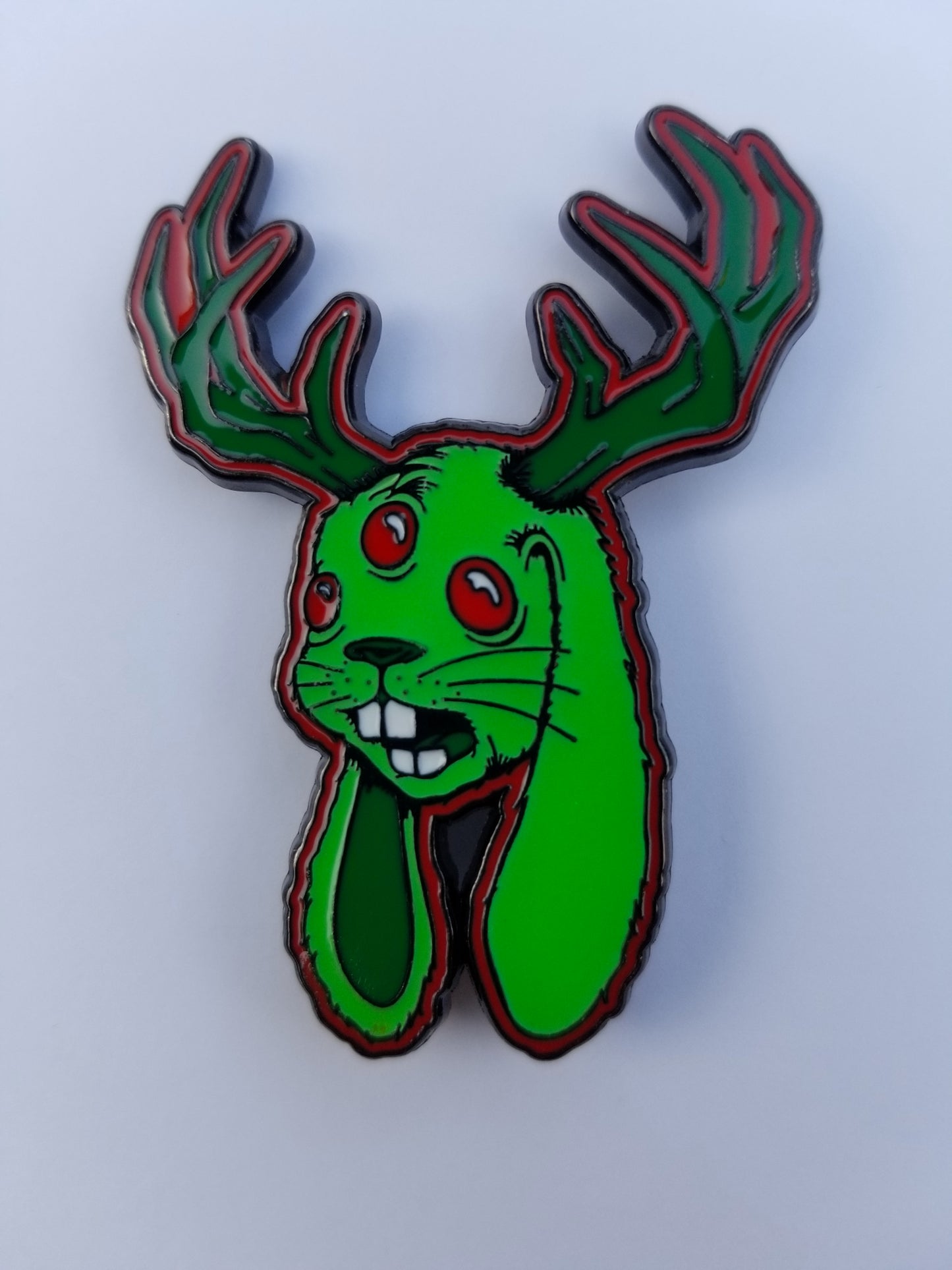 Jackalope GLOW-IN-THE-DARK Enamel Pin